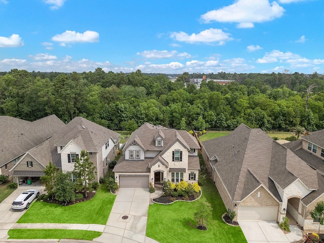 4021 Windsor Chase Dr, Spring, TX 77386 - view of subject property featuring a heavily wooded area