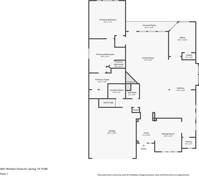 4021 Windsor Chase Dr, Spring, TX 77386 - room layout