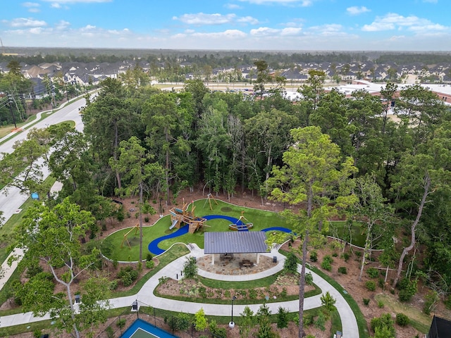 4021 Windsor Chase Dr, Spring, TX 77386 - aerial view of property and surrounding area with nearby suburban area