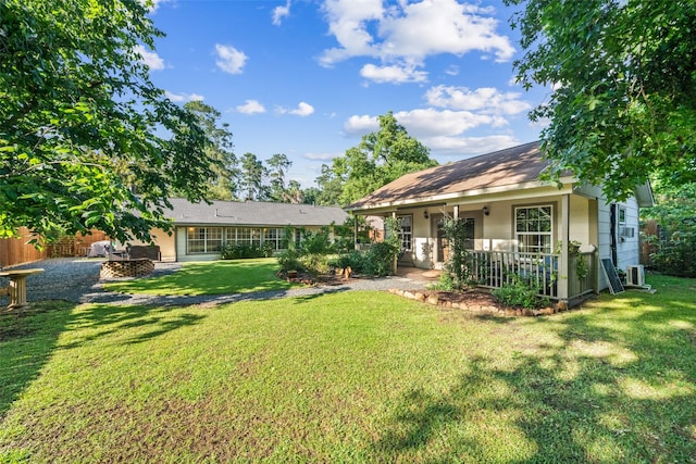 3431 Bristlecone Trl, Spring, TX 77380 - view of yard featuring a porch