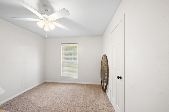 3431 Bristlecone Trl, Spring, TX 77380 - carpeted empty room with baseboards and ceiling fan