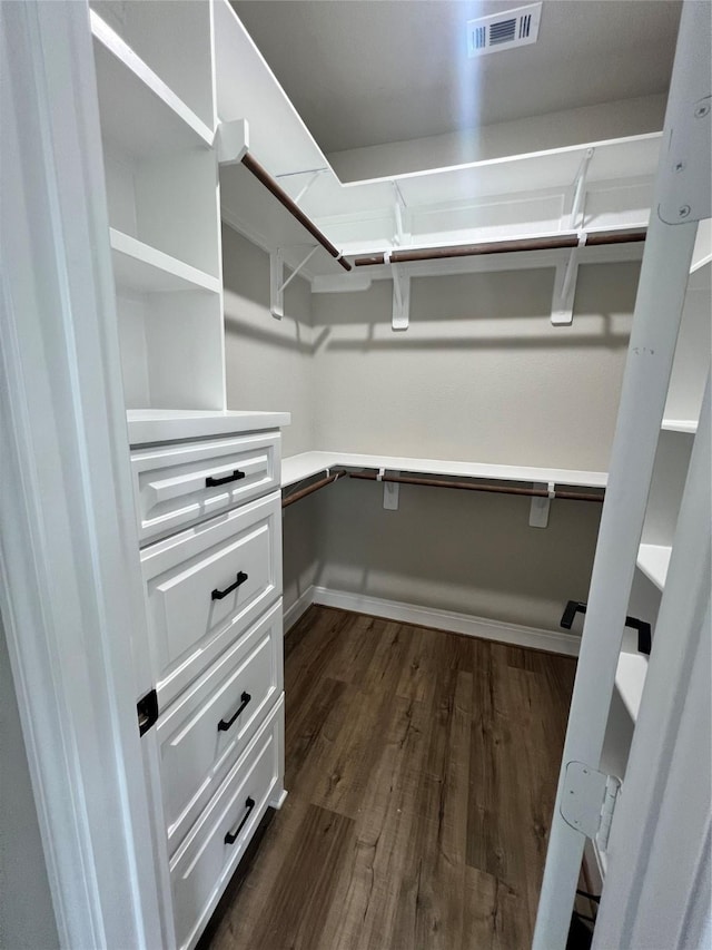 300 Camden Hills Dr, Montgomery, TX 77356 - spacious closet featuring dark wood finished floors
