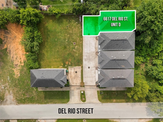 6617 Del Rio St Unit D, Houston, TX 77021 - aerial view