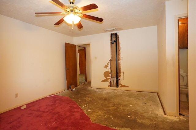 1501 N Park Side Dr, Deer Park, TX 77536 - unfurnished bedroom featuring baseboards and a ceiling fan