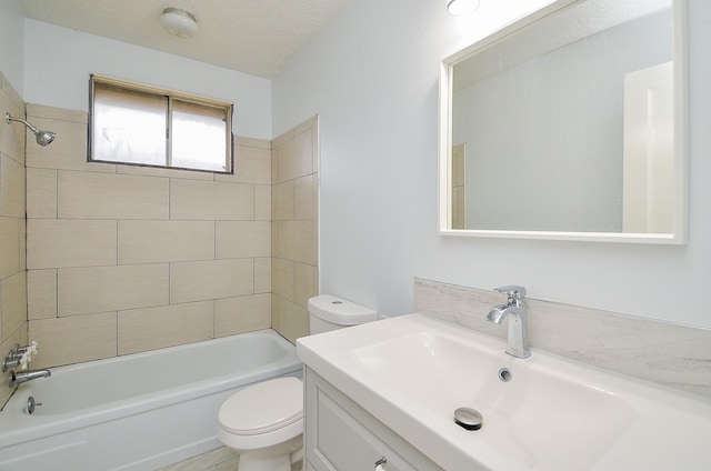 10947 Vanderford Dr, Houston, TX 77099 - full bathroom featuring toilet, vanity, and  shower combination