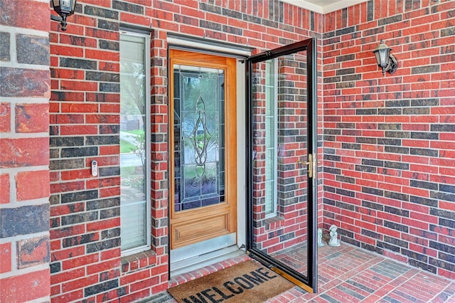 8507 Marchelle Ln, Spring, TX 77379 - property entrance featuring brick siding