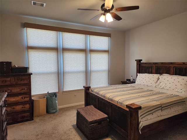 6006 Thief River Falls Dr, Katy, TX 77493 - carpeted bedroom with a ceiling fan and baseboards