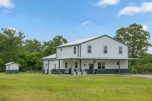 5292 Horseshoe Dr, Anderson, TX 77830 - rear view of house featuring a yard