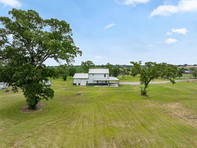 5292 Horseshoe Dr, Anderson, TX 77830 - view of grassy yard featuring an outdoor structure