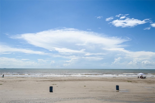 7700 Seawall Blvd Unit 409, Galveston, TX 77551 - water view featuring local beach