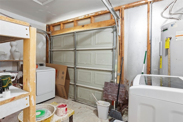 5403 Carousel Cir, Baytown, TX 77521 - garage featuring washer / dryer