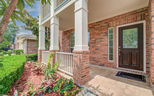 6018 Lamb Crk, Missouri City, TX 77459 - entrance to property with covered porch and brick siding
