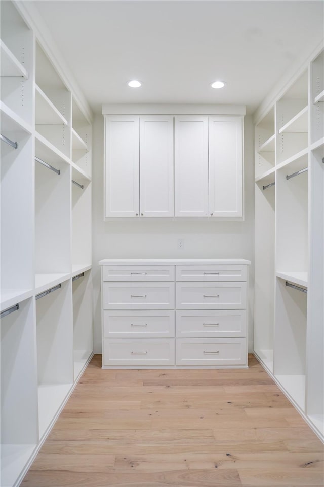 1732 Libbey Dr, Houston, TX 77018 - spacious closet with light wood-style floors