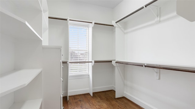 1415 W 21st St Unit A, Houston, TX 77008 - spacious closet featuring wood finished floors