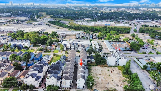1544 W 23rd St Unit B, Houston, TX 77008 - aerial view of property's location