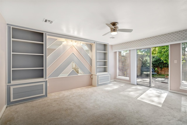 707 Center Hill Dr, Houston, TX 77079 - spare room featuring ceiling fan and carpet floors