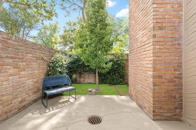 707 Center Hill Dr, Houston, TX 77079 - fenced backyard with a patio