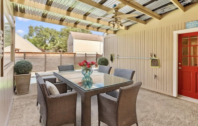 707 Center Hill Dr, Houston, TX 77079 - view of patio / terrace featuring a pergola and outdoor dining space