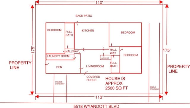5518 Wyandott Blvd, Houston, TX 77040 - home floor plan