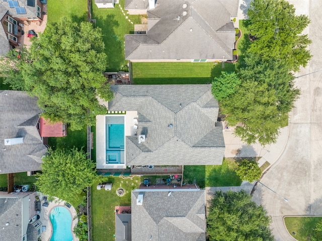 20434 Willow Trace Dr, Cypress, TX 77433 - aerial view of residential area with a pool area