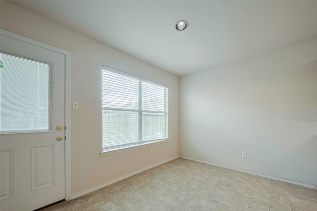 427 Sunset Colony Dr, Rosharon, TX 77583 - empty room with baseboards and recessed lighting