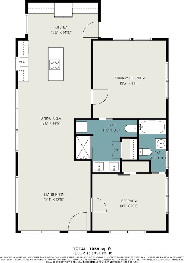 405 N Grace St N, Houston, TX 77003 - room layout