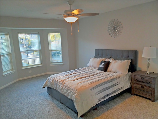 800 Country Place Dr Unit 909, Houston, TX 77079 - bedroom featuring carpet flooring, baseboards, and ceiling fan