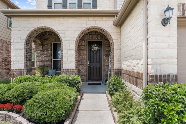 1164 Clonmore Ct, Conroe, TX 77304 - doorway to property with brick siding