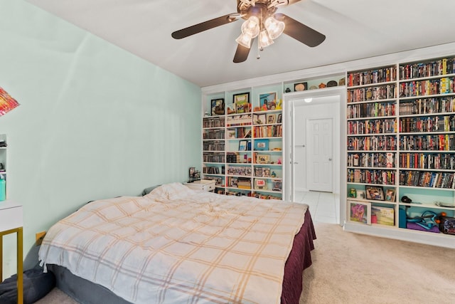 12218 Estelle Ln, Pinehurst, TX 77362 - bedroom featuring carpet flooring and a ceiling fan