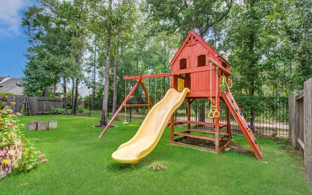 31297 New Forest Park Ln, Spring, TX 77386 - view of playground with a fenced backyard