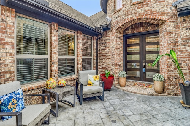 1010 Zoyas Creek Trl, Katy, TX 77494 - view of patio with french doors