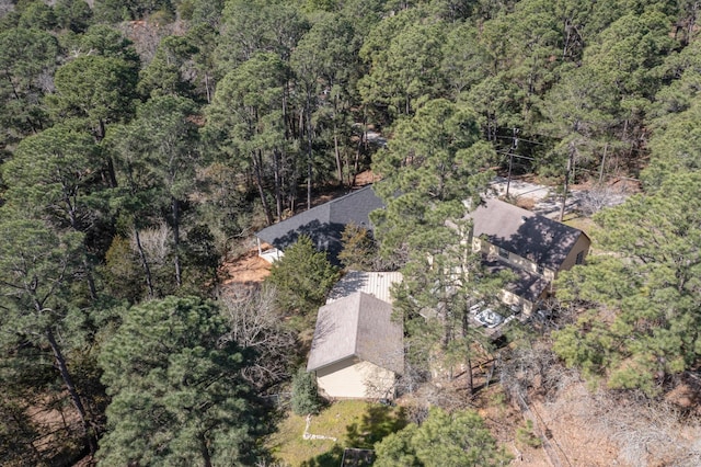 117 Keaau Ct, Bastrop, TX 78602 - aerial view of property's location with a forest