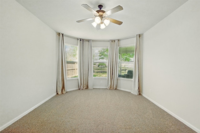 9034 Cedar Run Fls, Tomball, TX 77375 - carpeted spare room with ceiling fan and baseboards