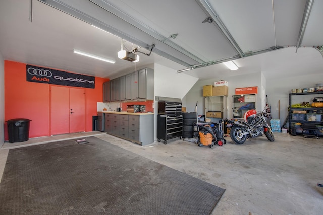 14610 Thunder Bay, Beach City, TX 77523 - garage featuring a garage door opener