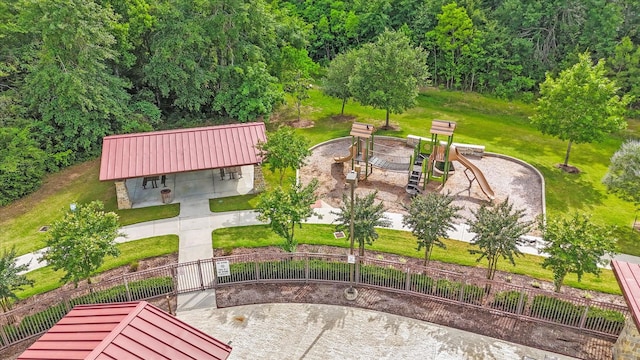 3933 Eagle Nest Lake Ln, Magnolia, TX 77354 - drone / aerial view
