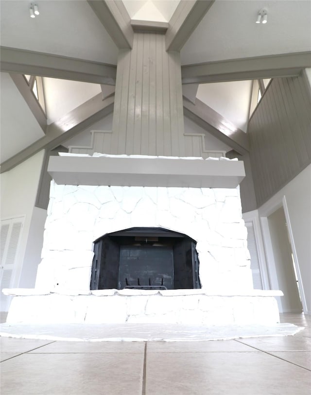 110 Bayou Dr, Baytown, TX 77520 - detailed view of stone siding and a fireplace