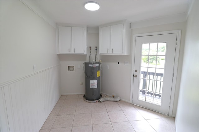 110 Bayou Dr, Baytown, TX 77520 - utility room featuring electric water heater