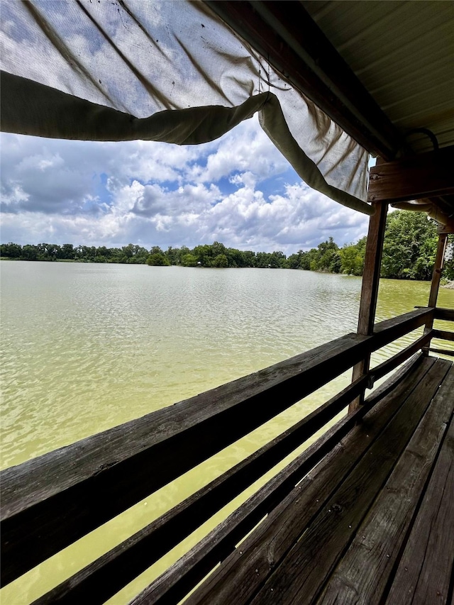 125 Mimosa Pt, Livingston, TX 77351 - dock area featuring a water view