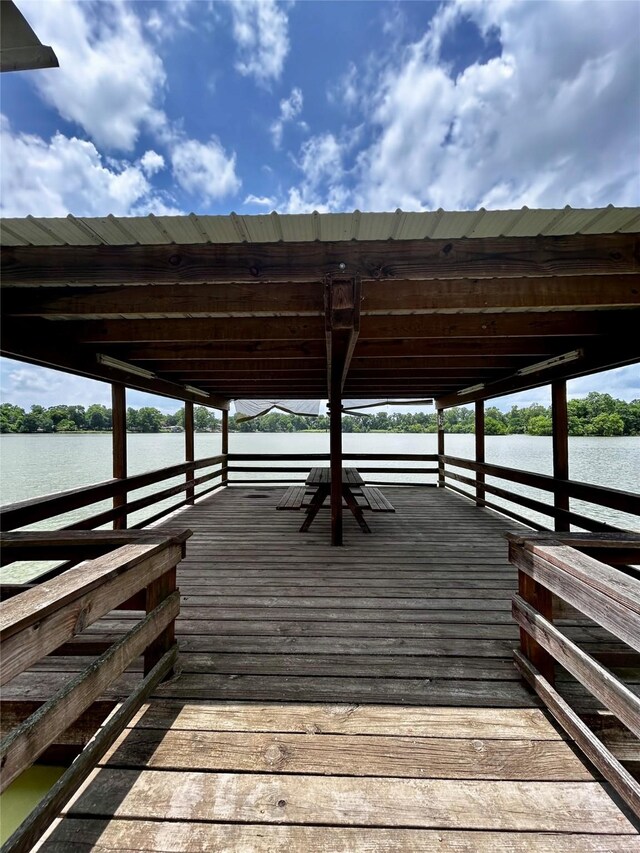 125 Mimosa Pt, Livingston, TX 77351 - dock featuring a water view