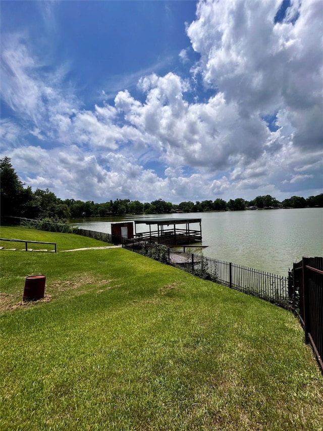 125 Mimosa Pt, Livingston, TX 77351 - dock area with a water view