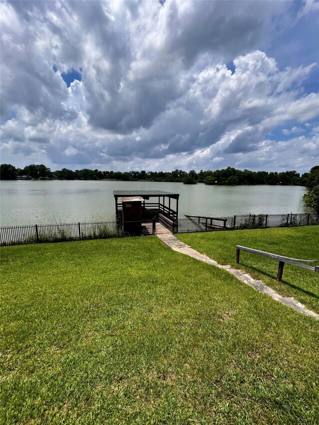 125 Mimosa Pt, Livingston, TX 77351 - dock featuring a water view