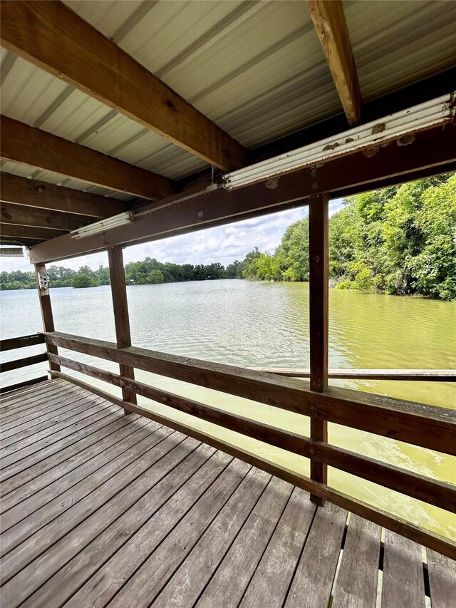 125 Mimosa Pt, Livingston, TX 77351 - dock area featuring a water view