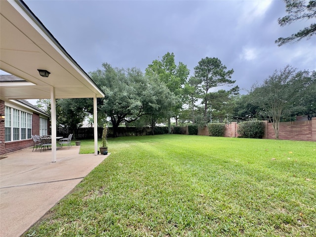 2807 Enchanted Landing Ct, Katy, TX 77494 - view of yard featuring a patio