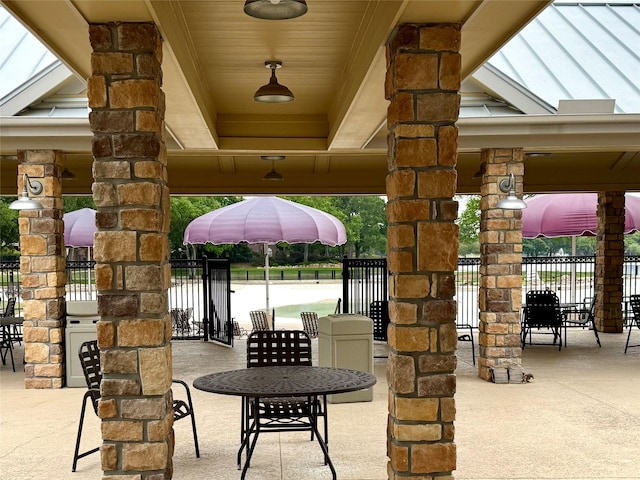 2807 Enchanted Landing Ct, Katy, TX 77494 - view of patio with a gazebo