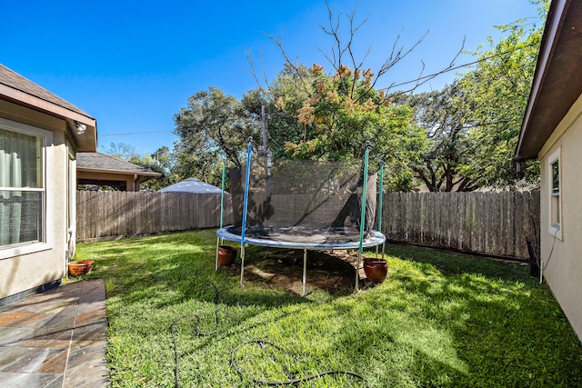 3327 Elmridge St, Houston, TX 77025 - view of yard with a trampoline