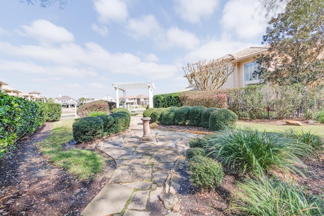 403 Harborside Way, Kemah, TX 77565 - view of yard with a pergola
