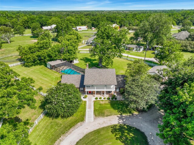 6803 Shady Ln, Richmond, TX 77406 - bird's eye view of a forest