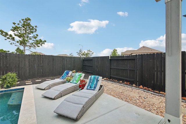 15603 Clearwater Bend Dr, Houston, TX 77044 - fenced backyard with a patio area