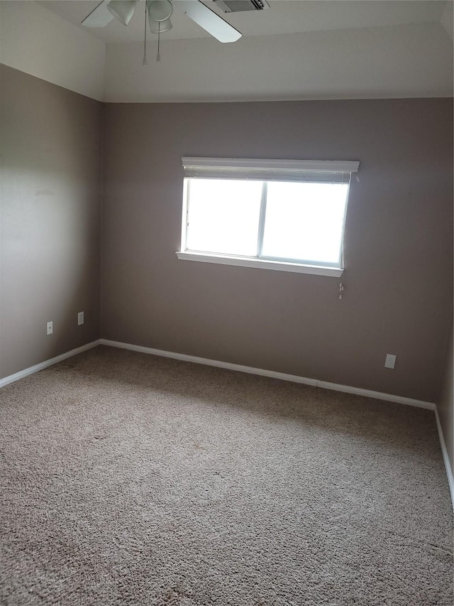 5647 Horseshoe Fls, Missouri City, TX 77459 - carpeted empty room featuring baseboards and ceiling fan