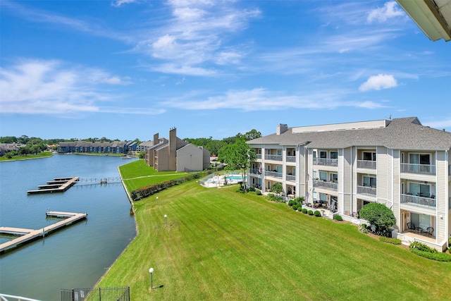 12800 Melville Dr Unit B302, Montgomery, TX 77356 - water view featuring a dock